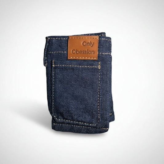 Classic Blue Denim Wallet