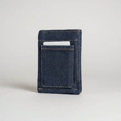 Classic Blue Denim Wallet