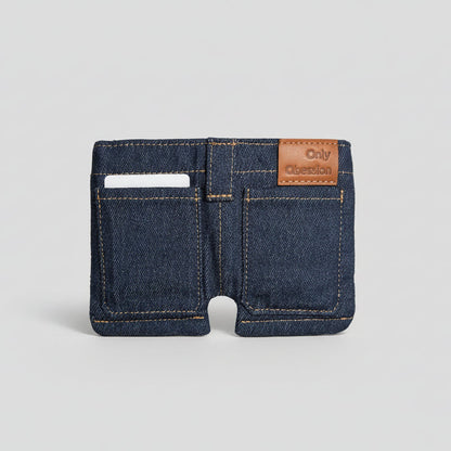 Classic Blue Denim Wallet
