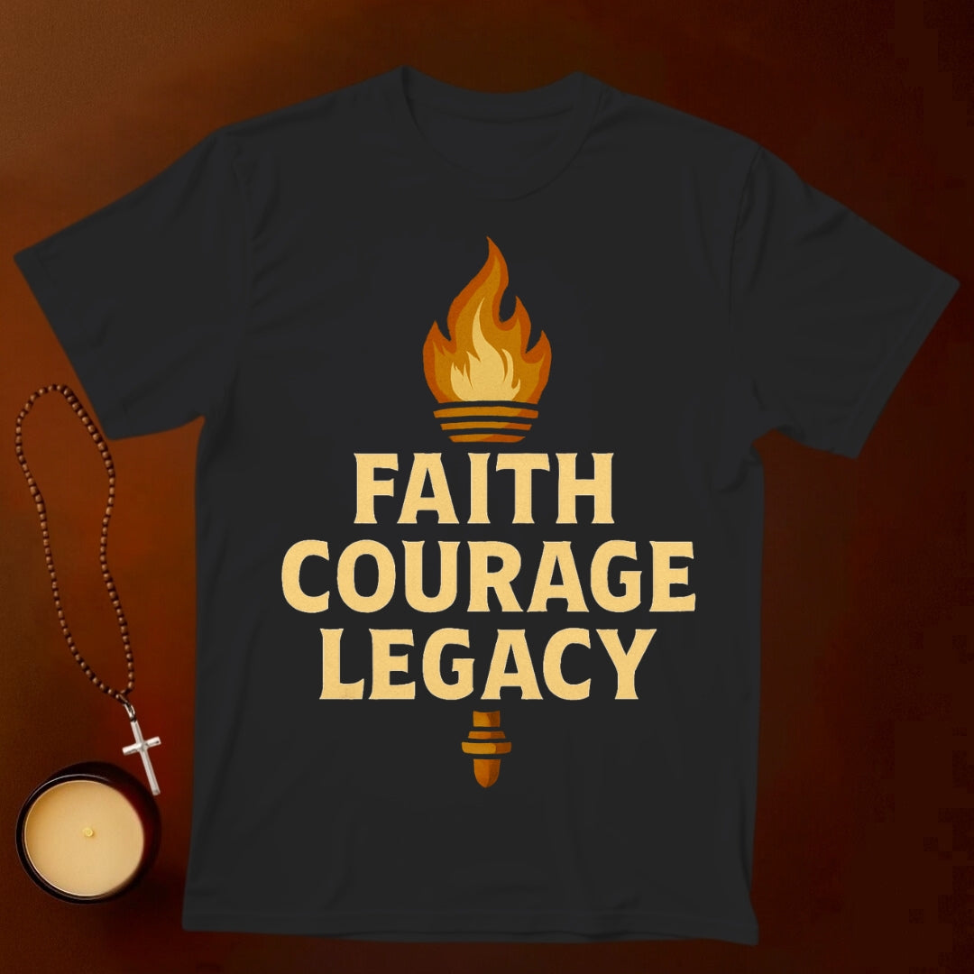 Faith Courage Legacy T-shirt
