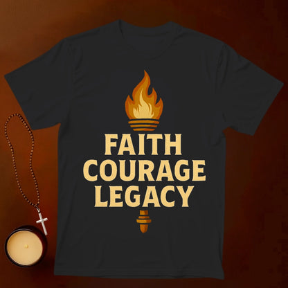 Faith Courage Legacy T-shirt
