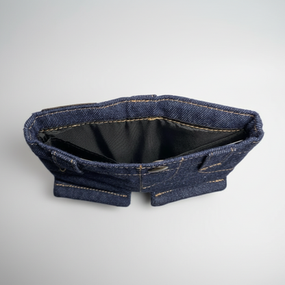 Classic Blue Denim Wallet