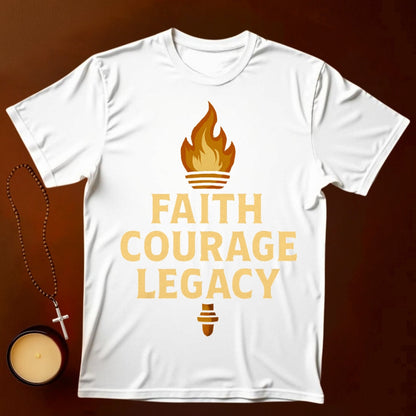 Faith Courage Legacy T-shirt